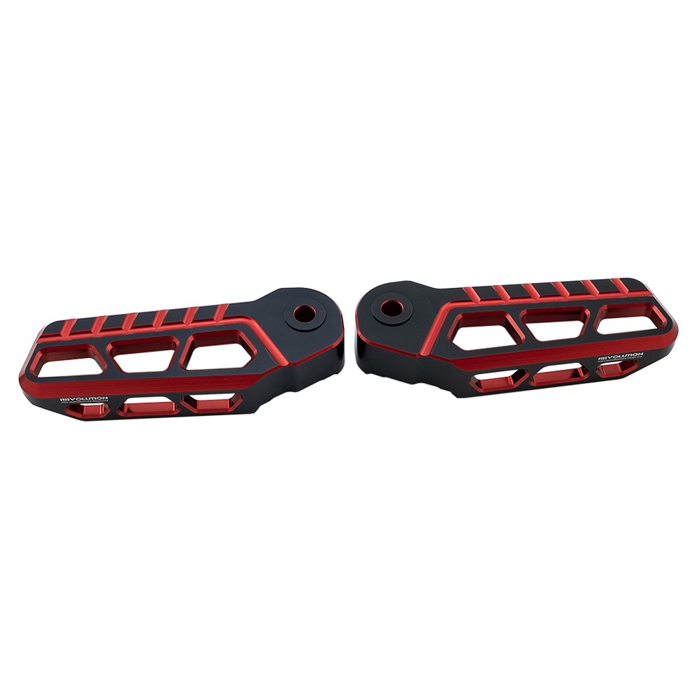 Rear Foot Pegs CNC Two-Tone REVOLUTION V2 GIORNO-125