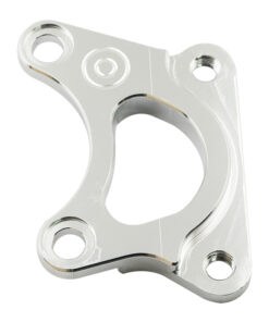 Front Brake Caliper Bracket Racing (Big Disc 300MM-Normal Shock), NOUVO, Silver