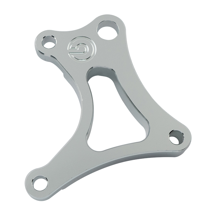 Rear Brake Caliper Bracket (Big Disc 300 MM, Skew Holes Shock) MIO, Silver