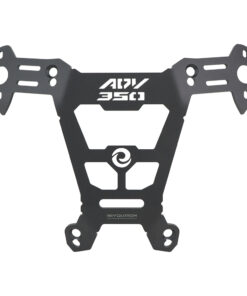 ขายึดชิลล์หน้า + ฐานยึดรูกระจก REVOLUTION ADV-350 สีดำ