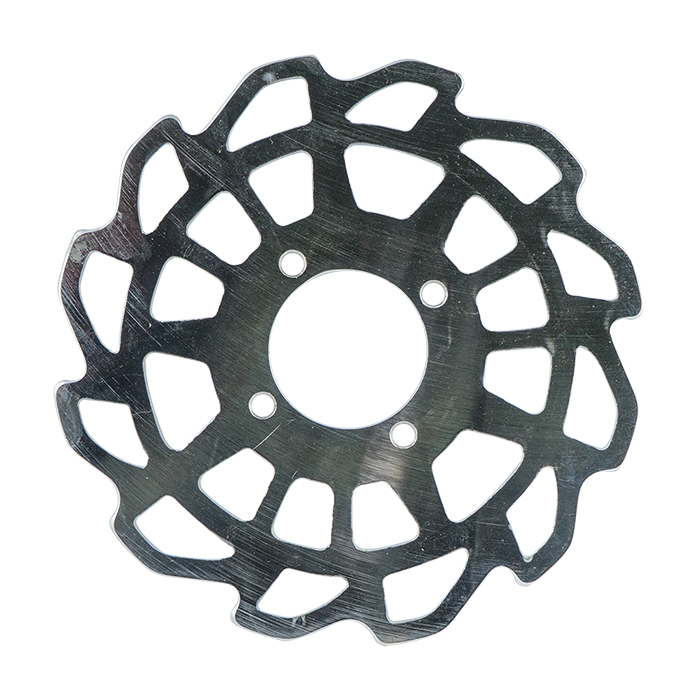 Front Disc Brake Racing SRK Curve Shape WAVE-110 I, NOUVO, BELL-100, SPARK, JR-120, Chromium