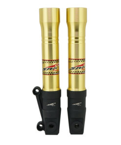 ปลอกโช้คหน้า (SRK-ZX) STEP สีทอง (หัวดำ)