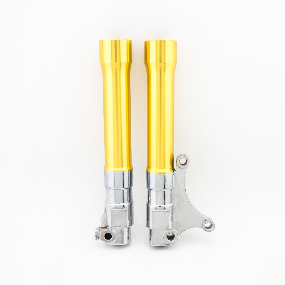 ปลอกโช้คหน้า (SHOWA) SRK MIO-125 สีทอง (หัวชุบ)