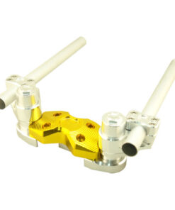 แผงคอบน (2ชิ้น) CNC + แฮนด์ ROBOT GTR MSX-125 สีทอง