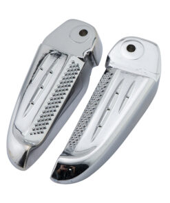 Rear Foot Pegs, SCOOPY (R+L), Chromium