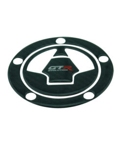 สติ๊กเกอร์ติดฝาถัง GTR Z-800, Z-125, DUCATI-821 (5รู) สีเคฟล่าดำ