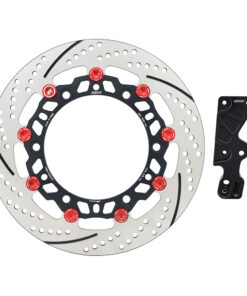 Front Disc Brake (Big Disc 300 mm) Round Shape 4.5 mm + Bracket Front Brake Caliper CNC GTRS FORZA-300 '2018, FORZA-350 NEW