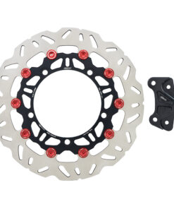 Front Disc Brake (Big Disc 300 mm) Curve Y1 Shape 4.5 mm + Bracket Front Brake Caliper CNC GTRS X-MAX 300