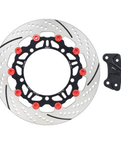 Front Disc Brake (Big Disc 300 mm) Round Shape 4.5 mm + Bracket Front Brake Caliper CNC GTRS X-MAX 300, R-3, MT-03, MT-07, MT-09