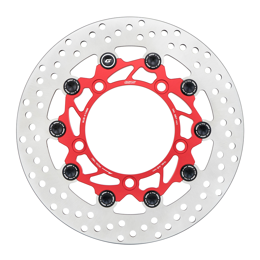จานดิสเบรคหน้า (จาน 267 mm) ลายกลม 4.5 mm CNC GTRS PCX-160