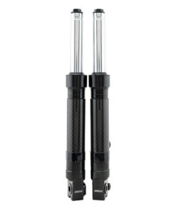 โช้คหน้า ZX CNC คาร์บอน + บู๊ชล้อหน้ากลึง CNC GTRS LEAD-125