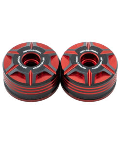 Handle Bar End Weight (Two-Tones) REVOLUTION V2 GIORNO+, CLICK-160 (34x19mm)