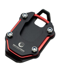 แผ่นรองขาตั้งข้าง (สแตนเลสดำ+มีเนียม) 2D REVOLUTION X-ADV 750, FORZA-750