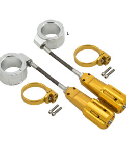 ตัวปรับสปริงโช้ค ข้าง L+R  CNC GIORNO+ (32mm) มีสายสแตนเลส
